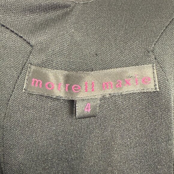 Morrell Maxie Women's Spaghetti Strap Black Maxi Prom Dress Size 4 - Picture 8 of 10